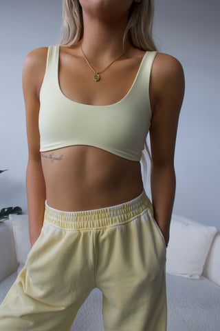 Yellow Studio Wavy Bra Top