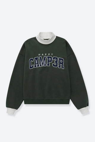 Happy Camp3r Edition Mockneck Sweatshirt - Olive