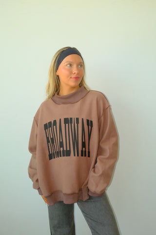 Nashville/Broadway Reversible Mockneck Sweatshirt