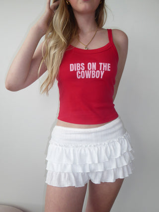 “Dibs On The Cowboy” Tank Top