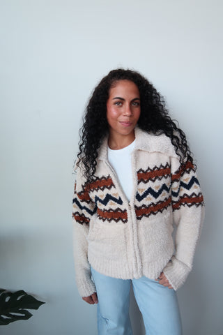 Thread And Supply Zip Up Sweater