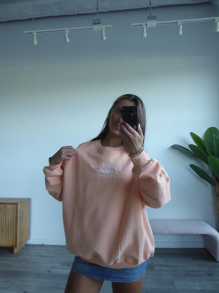 Sherbert Orange Crewneck