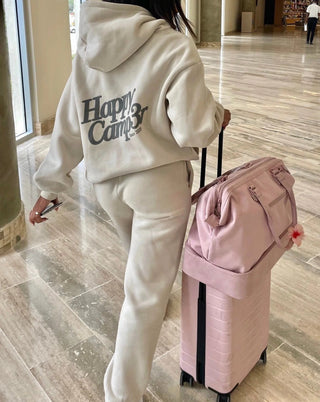 Happy Camp3r Beige Puff Series Hoodie