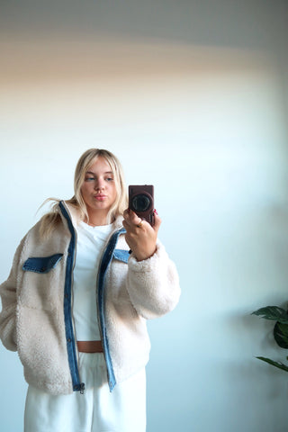 Thread and Supply Leona Denim and Sherpa Jacket