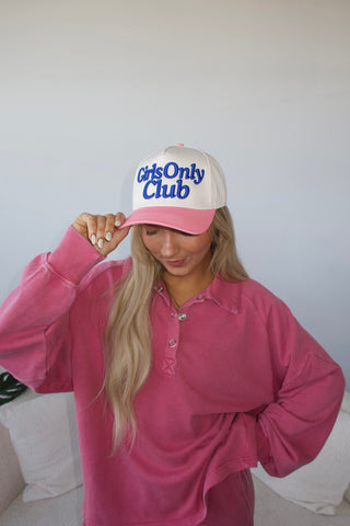 Girls Only Club Trucker Hat