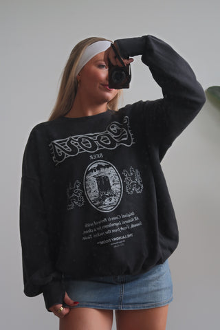 Black Snow & White Coors Original 40Z Jumper