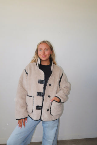 Reversible Faux Shearling Jacket