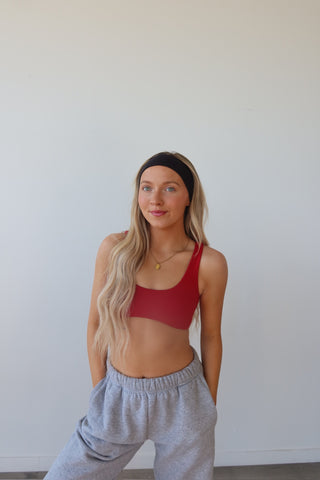 Crimson Studio Wavy Bra Top