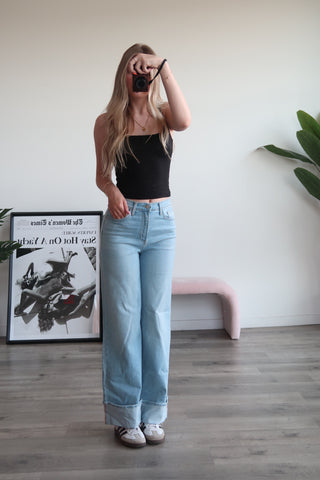 JBD Cuffed Light Denim Jeans