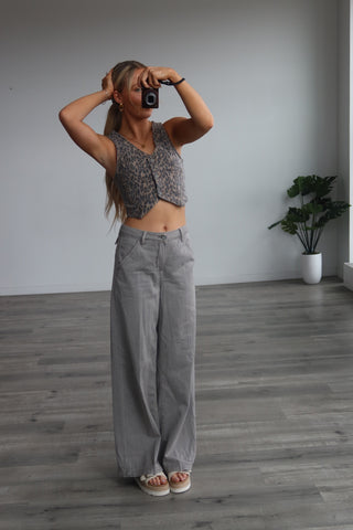 Hidden Gravel Nori Super Wide Leg Trouser
