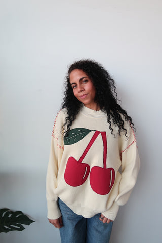 Cherry Patch Sweater