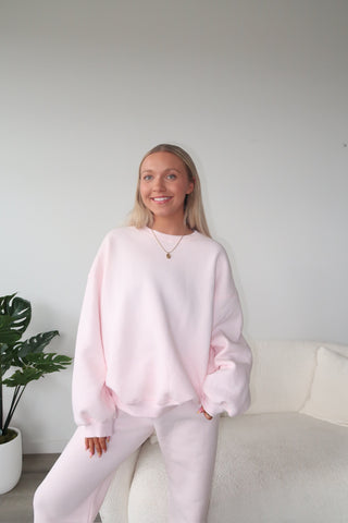 Pale Pink Staple Oversized Crewneck