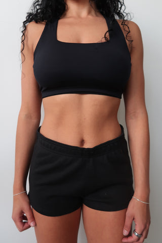 French Terry 2” Lounge Shorts - Black