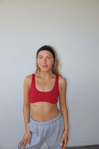 Crimson Studio Wavy Bra Top