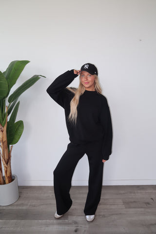 Black Butter Soft Crewneck