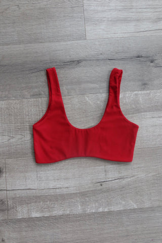 Crimson Studio Wavy Bra Top