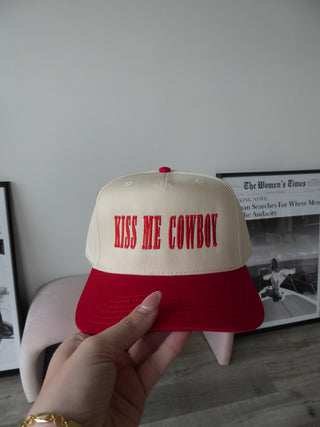 Kiss Me Cowboy Trucker Hat