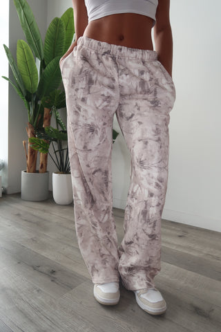 Light Camo Staple Wide Leg Sweatpants