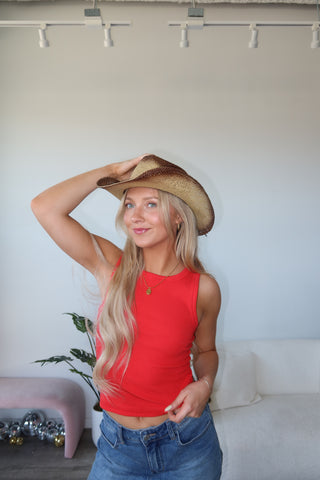 Peter Grimm Tea Stain Jannie Cowgirl Hat