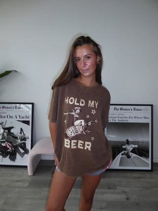 “Hold My Beer” Brown T-Shirt