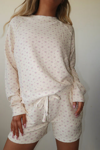Vintage Flower Cloud Lounge Crewneck