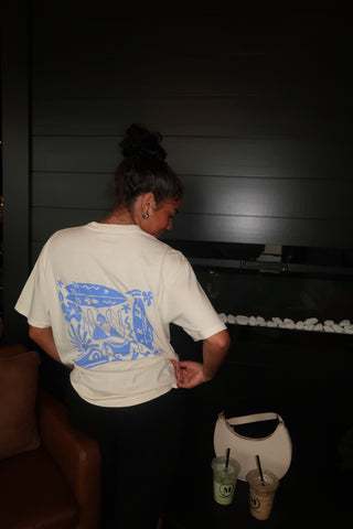 Ivory Blue Swim & Surf T-Shirt