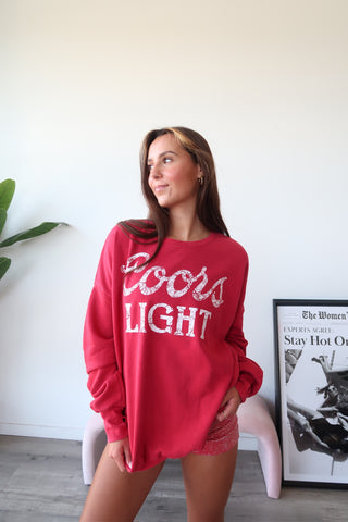 Coors Light Red Crewneck