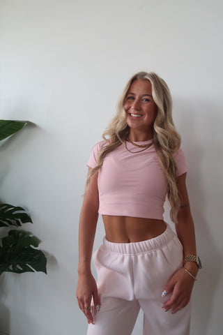 Pale Pink Staple T-Shirt