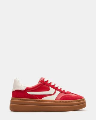 Steve Madden Dodge Red Multi Sneaker