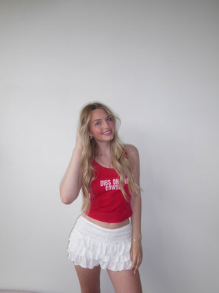 “Dibs On The Cowboy” Tank Top