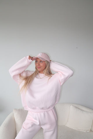 Pale Pink Staple Oversized Crewneck