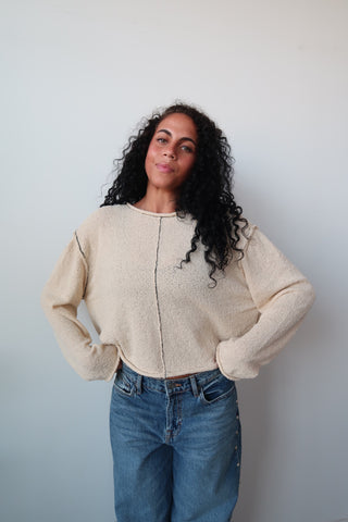 Contrast Stitch Sweater