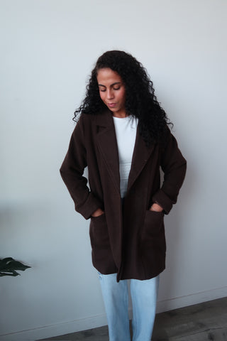 Thread And Supply Chocolate Brown Willa Coat