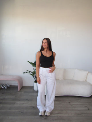 Black V-Neck Butter Soft Tank Top
