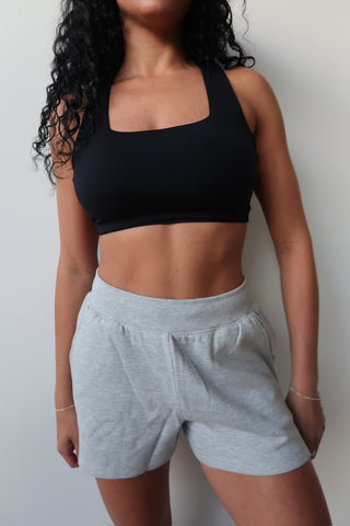 French Terry 3” Lounge Shorts - Heather Grey