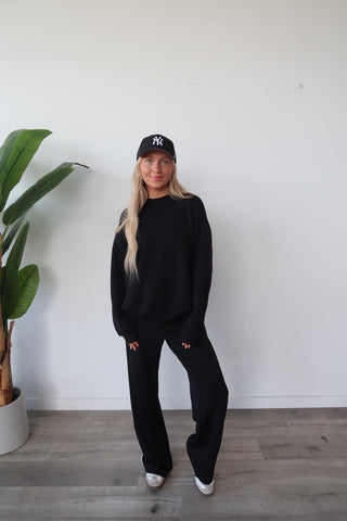 Black Butter Soft Crewneck