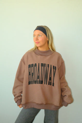 Nashville/Broadway Reversible Mockneck Sweatshirt