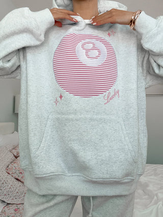Lucky You 8 Ball Embroidered Hoodie