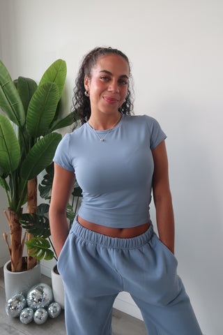 Stone Blue Staple T-Shirt