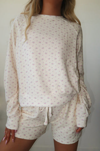 Vintage Flower Cloud Lounge Crewneck