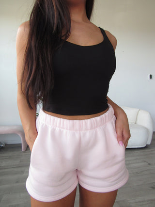 Pale Pink Staple Shorts