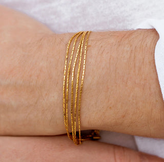 Alco Gold Windswept Bracelet - Water Resistant