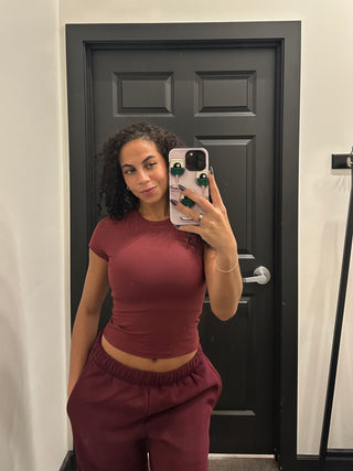 Black Cherry Staple T-Shirt