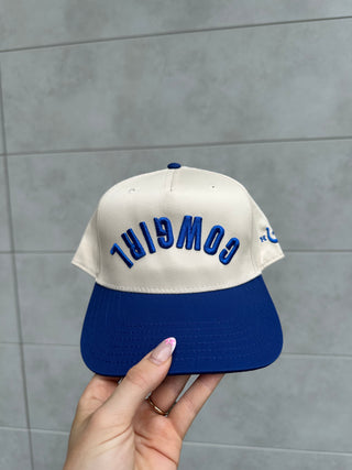 Megan Royal Blue “Cowgirl” Trucker Hat