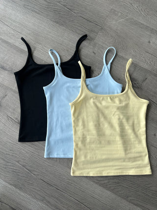 Pastel Yellow Studio Full Length Cami Tank Top
