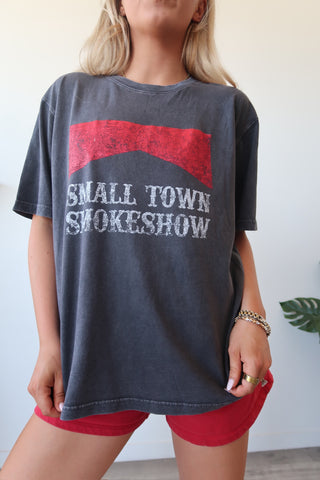 Small Town Smokeshow Oversized Tee Shirt