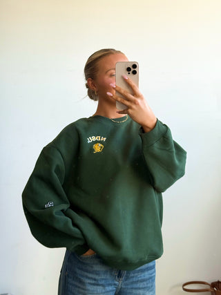 Green NDSU Bison Crewneck