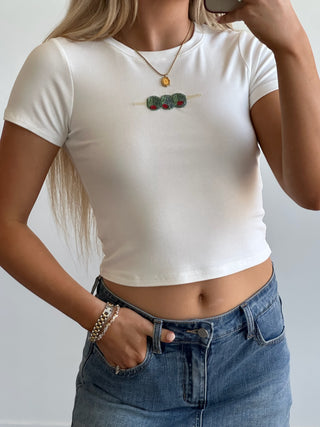 Olive Baby Tee