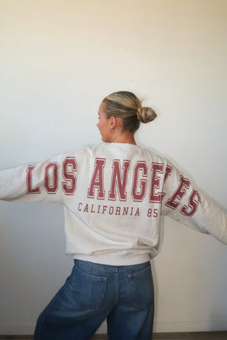 “Los Angeles California 85” Crewneck Sweatshirt