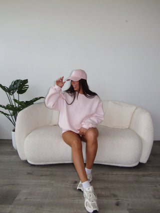 Pale Pink Staple Oversized Crewneck